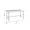 Flash Furniture Reese 430 Stainless Steel 18 Gauge Open Base Kitchen Prep and Work Table w/1.5-in Backsplash NH-WT-3072-OG-B1-5-GG - alternate 7